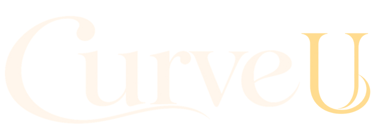 CurveU ivory and gold logo
